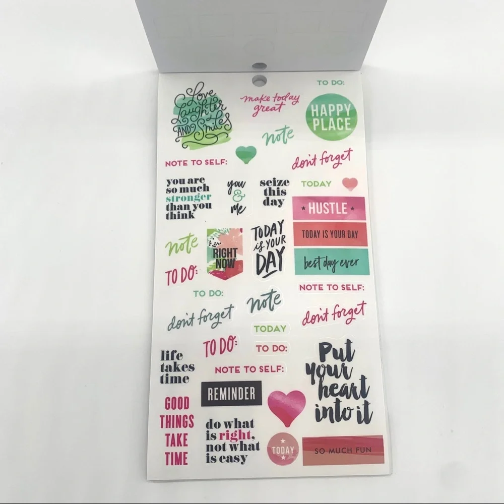 Happy Planner Water Colors Sticker Sheet Book